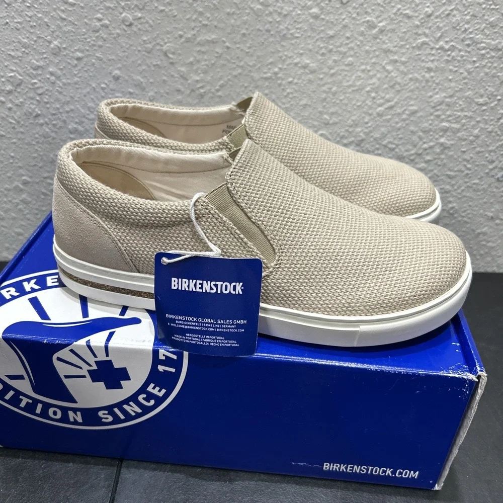 Birkenstock Oswego Textile Suede Sandcastle EU 40 US L9 M7 Womens Mens